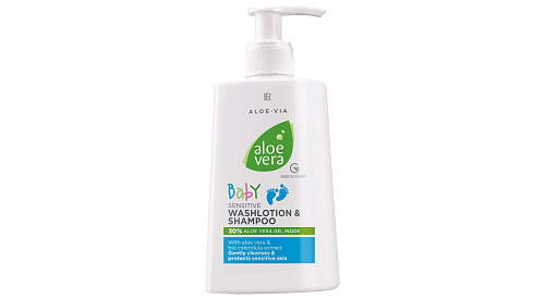 LR ALOE VIA Aloe Vera Baby Детский шампунь-гель для чувствительной кожи